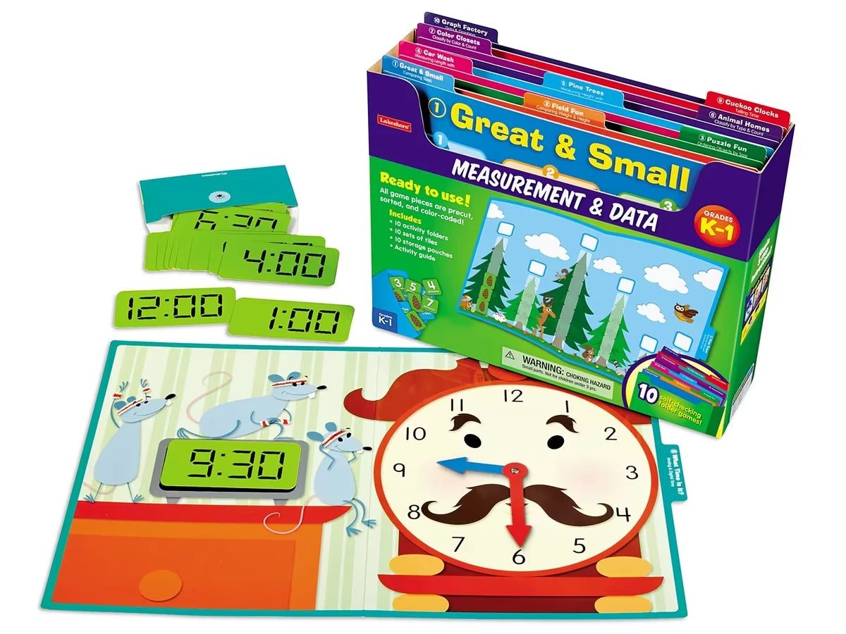 Measurement & Data Folder Game Library - K-Gr. 1 - US 5534