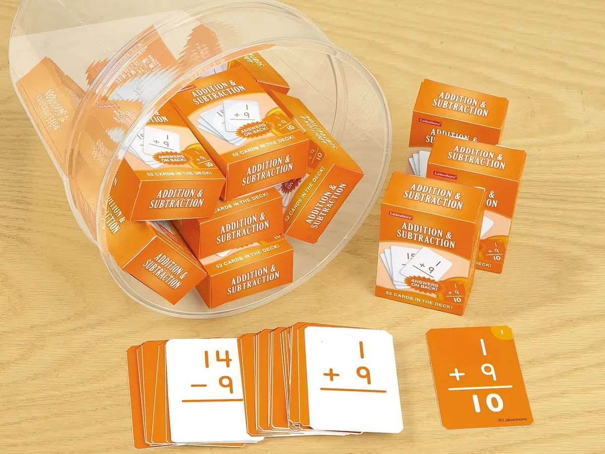 Addition & Subtraction Practice Cards - US 3047