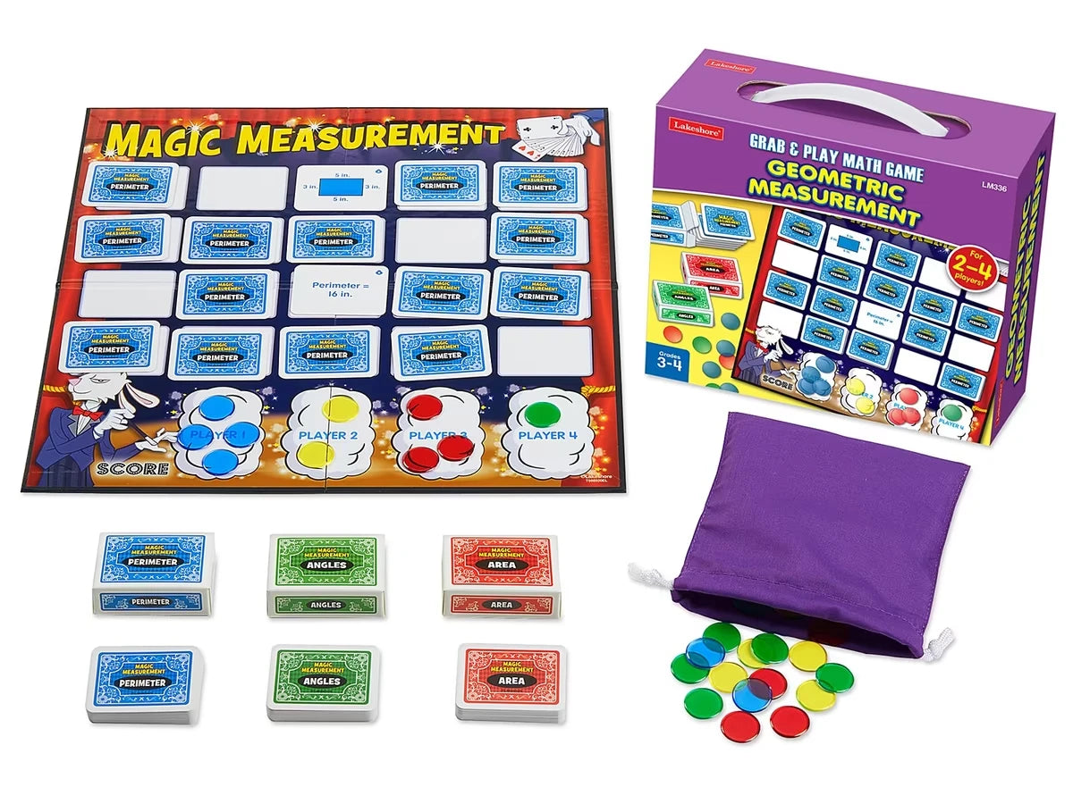 Geometric Measurement Grab & Play Game - Gr. 3-4 - US 2957