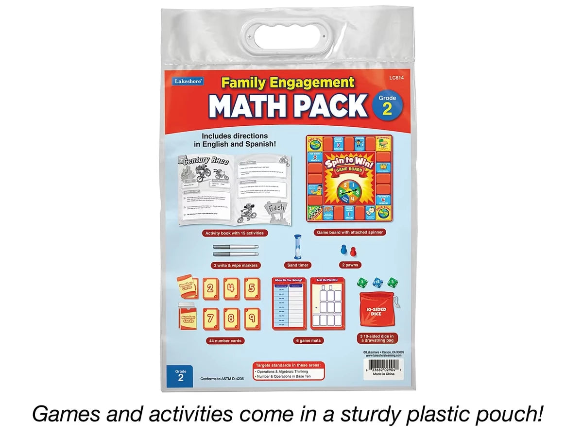 Family Engagement Math Pack - Gr. 2 - US 3663