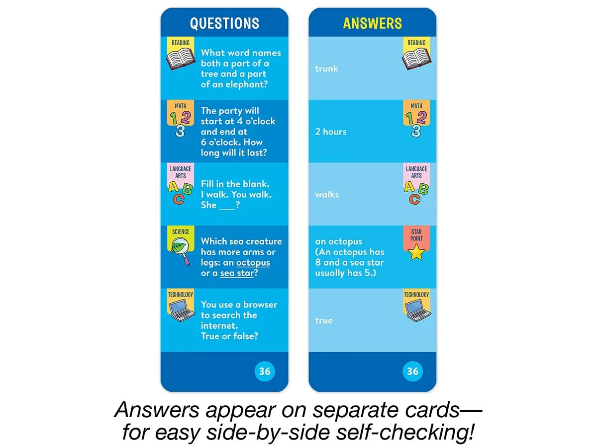 Brain Quest Challenge Cards - Gr. 1 - US 2085
