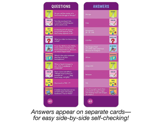 Brain Quest Challenge Cards - Gr. 4 - US 6761