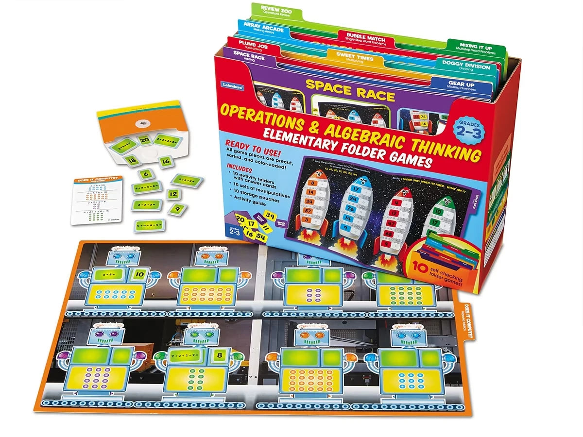 Operations & Algebraic Thinking Folder Game Library - Gr. 2-3 - US 5286