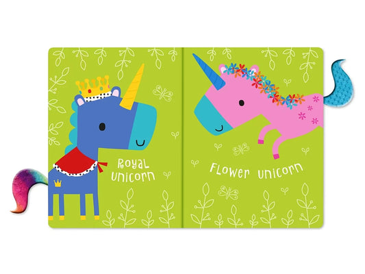 Soft Sensory Unicorn Book - US 3386