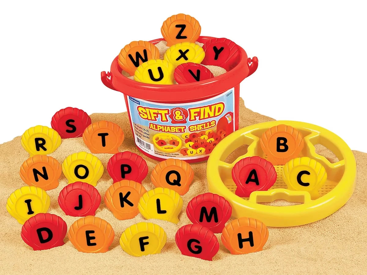 Sift & Find Alphabet Shells - US 3597