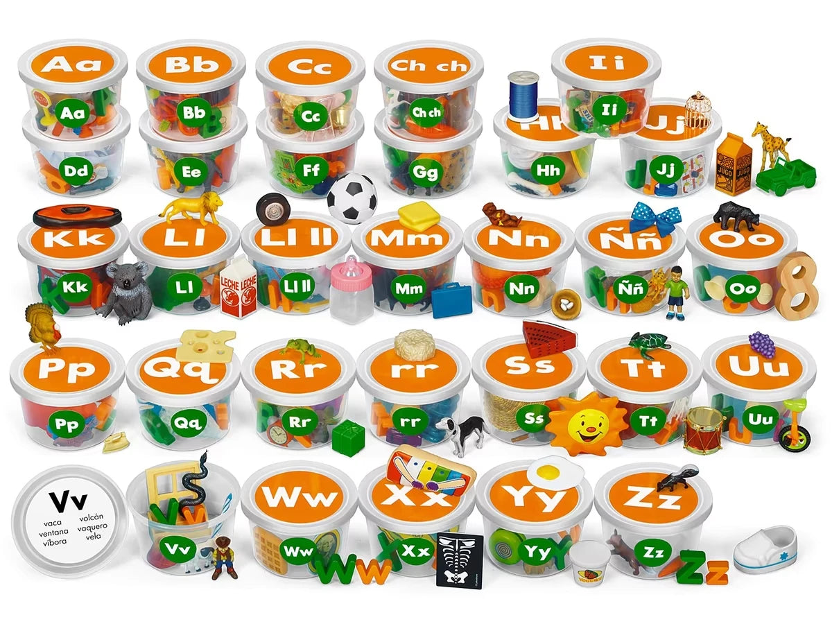 Spanish Alphabet Teaching Tubs - US 3534