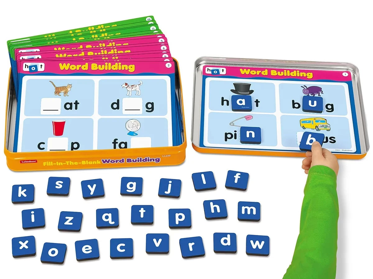 Word Building Magnetic Activity Tin - US 5633