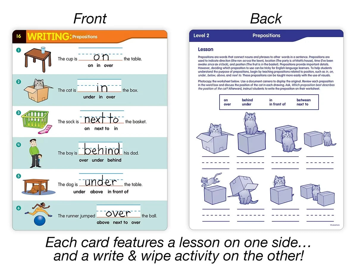 English Language Development Activity Cards - Level 2 - US 5067