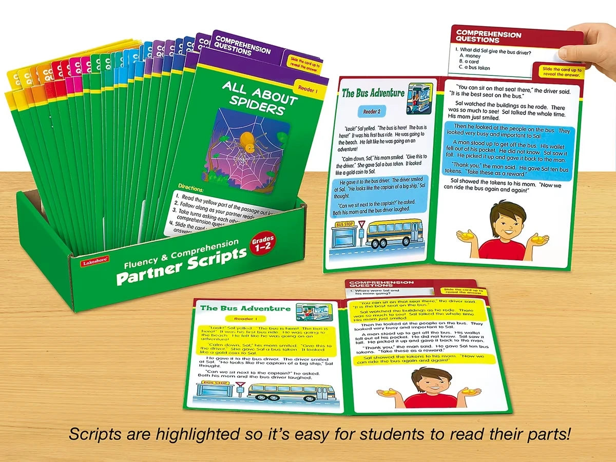 Fluency & Comprehension Partner Scripts - Gr. 1-2 - US 5332