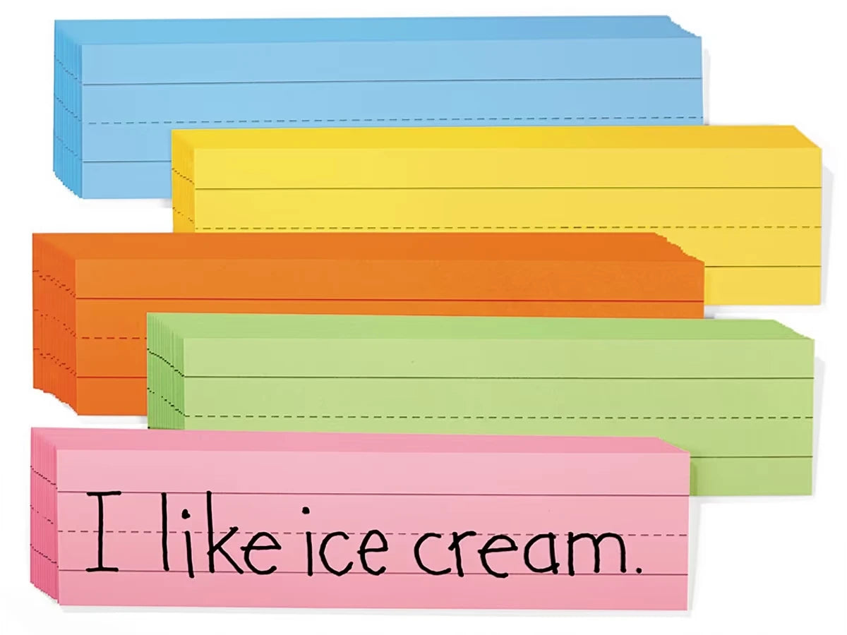 Mini Rainbow Sentence Strips - US 5229