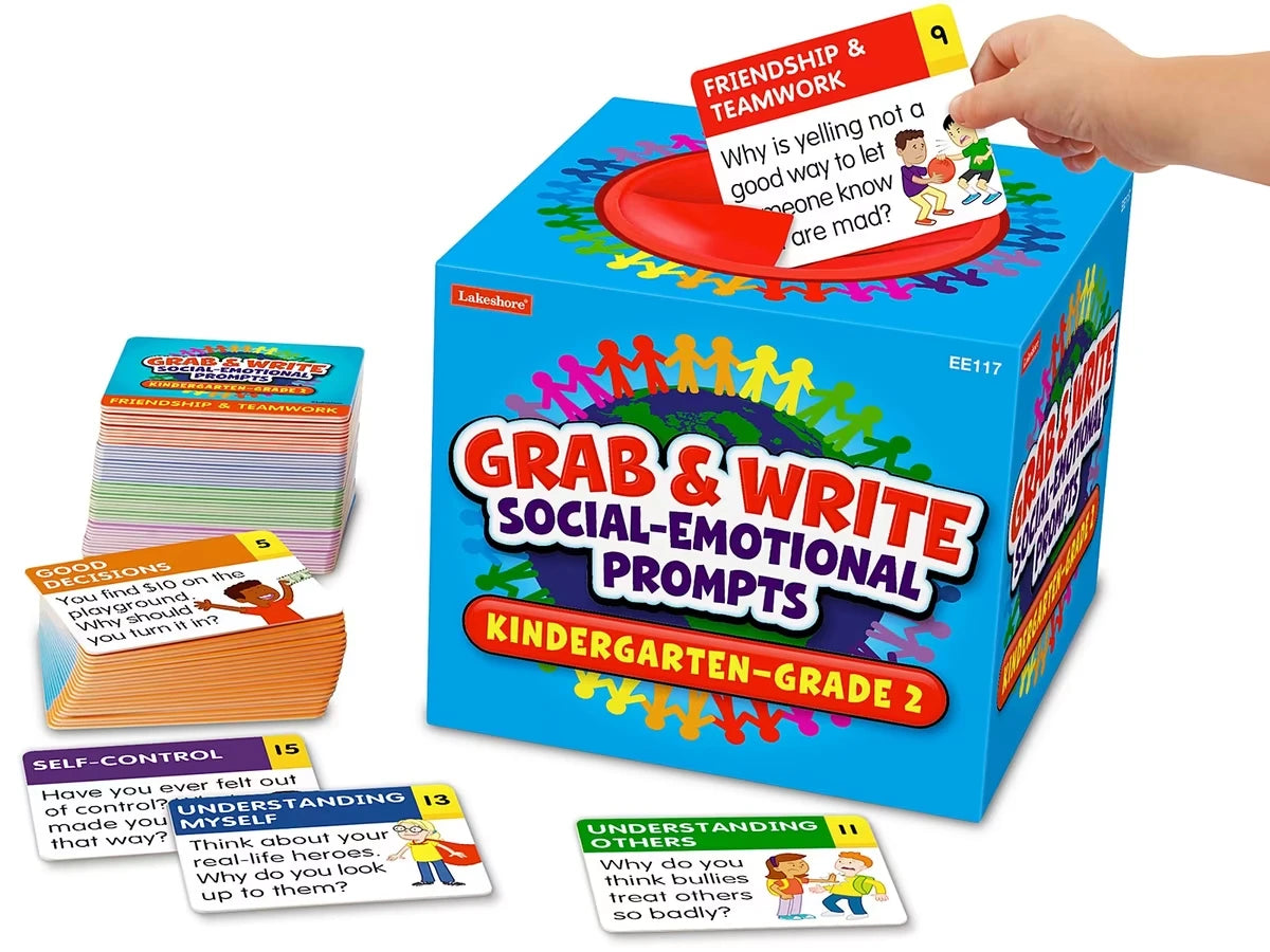 Grab & Write Social-Emotional Prompts - K-Gr. 2 - US 4177