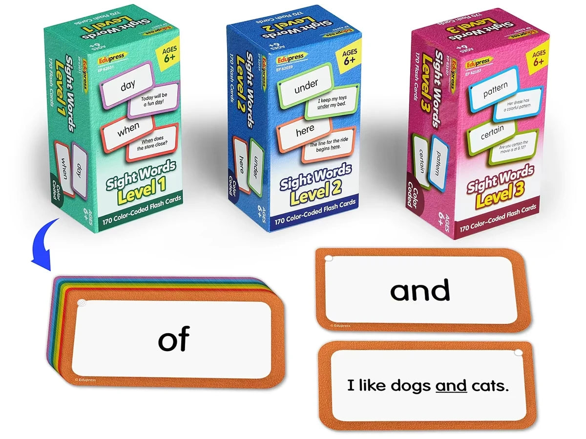 Sight-Words Flash Cards - Complete Set - US 4990