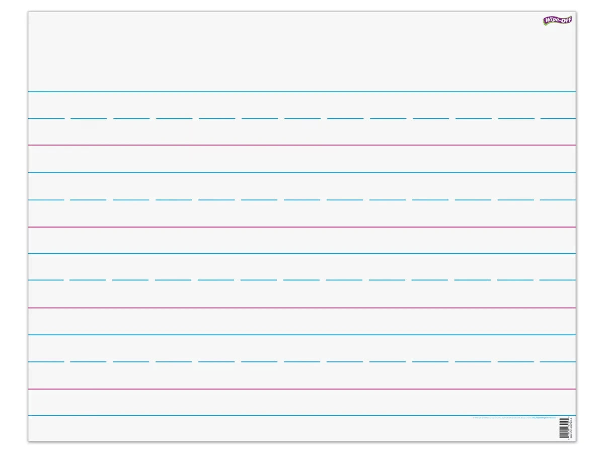 Giant Write & Wipe Handwriting Pages - US 1625
