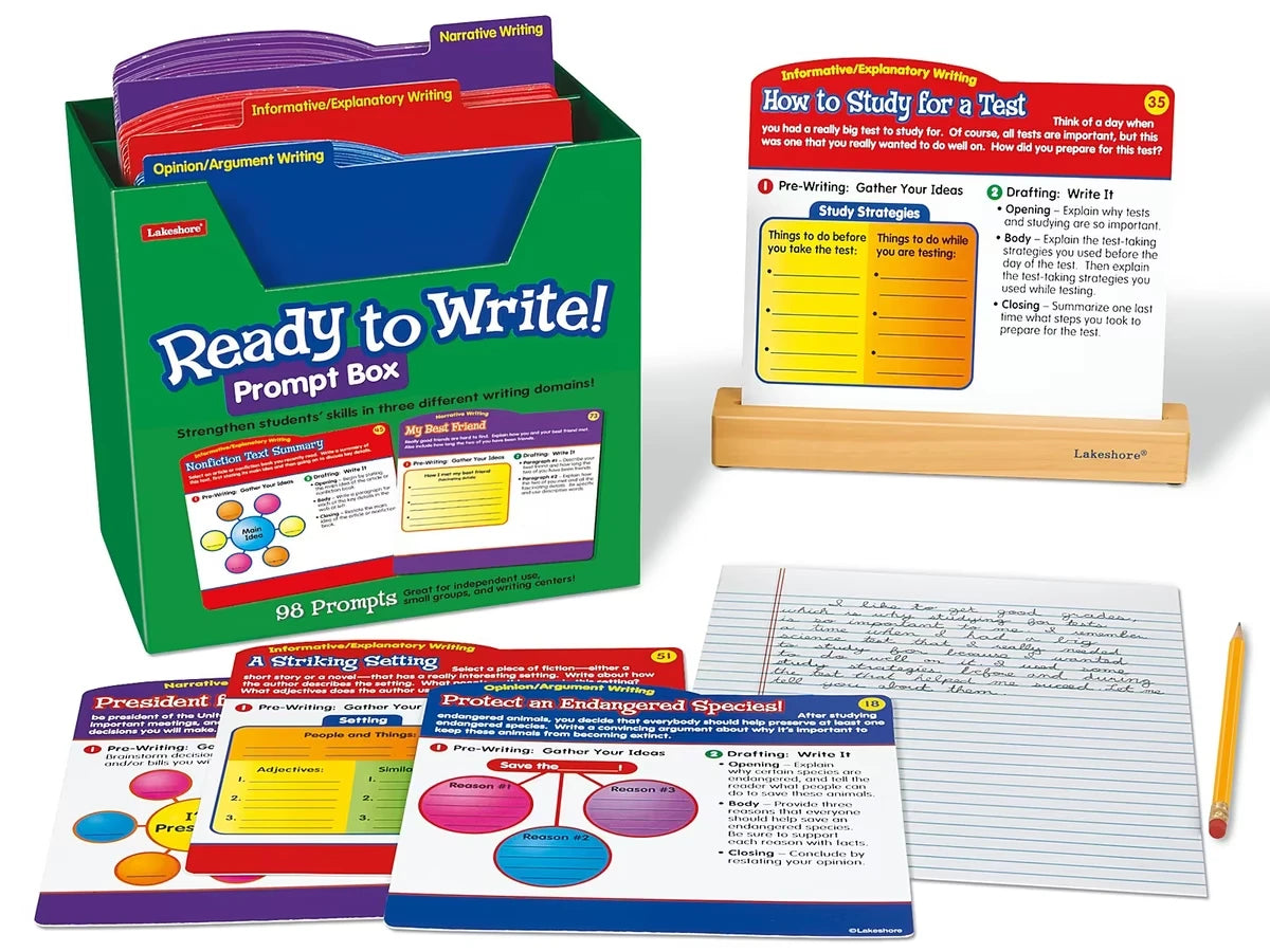 Ready to Write! Prompt Box - Gr. 4-5 - US 4142