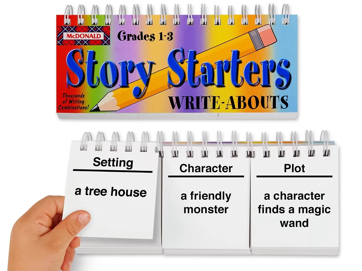 Let’s Get Writing! Story Starters Flip Book - Gr. 1-3 - US 3363
