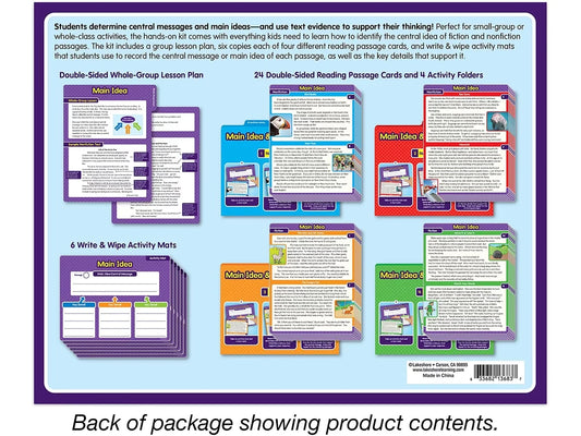 Main Idea & Central Message Finding Evidence Kit - Gr. 2-3 - US 2566