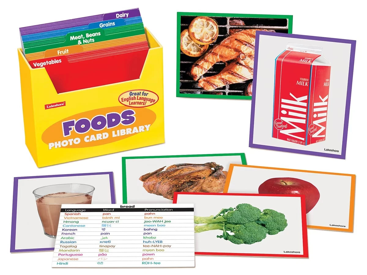 Foods Vocabulary Development Photo Card Library - US 7015