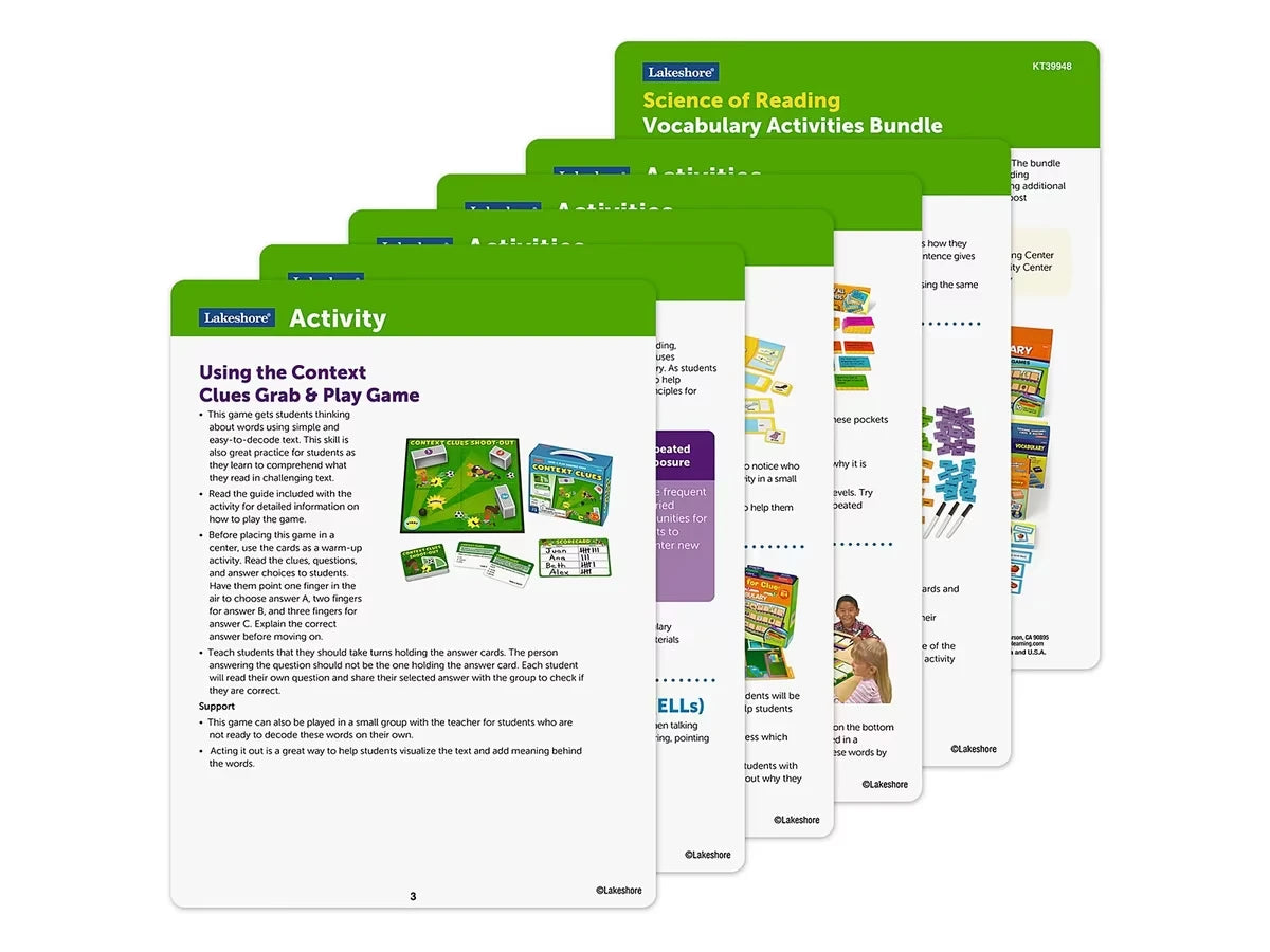 Science of Reading Vocabulary Activities Bundle - Gr. 1-2 - US 2208