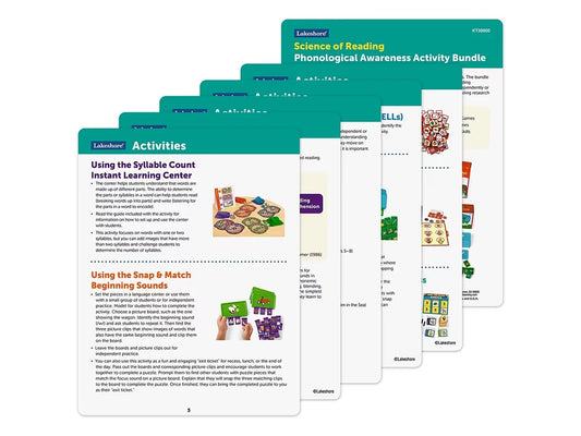 Science of Reading Phonological Awareness Activities Bundle - K-Gr. 2 - US 2407