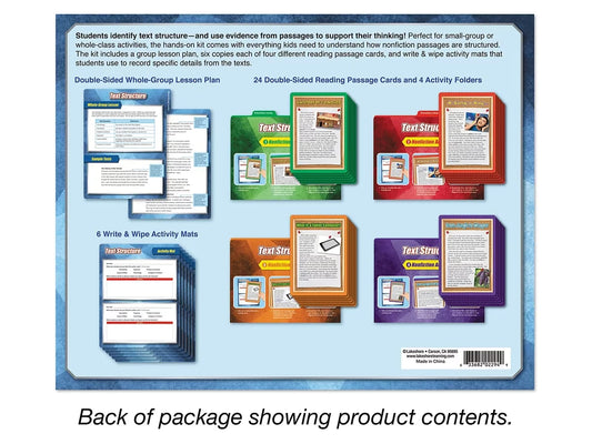 Text Structure Finding Evidence Kit - Gr. 4-5 - US 5951