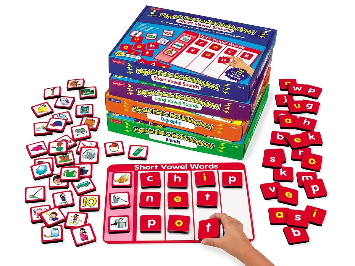 Phonics Magnetic Word Building Boards - Complete Set - US 5466