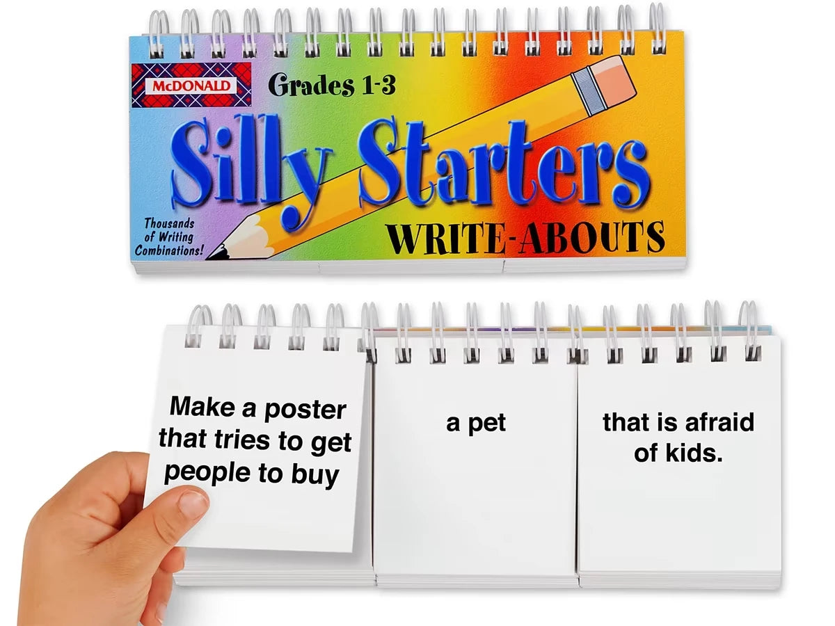 Let’s Get Writing! Silly Starters Flip Book - Gr. 1-3 - US 2425