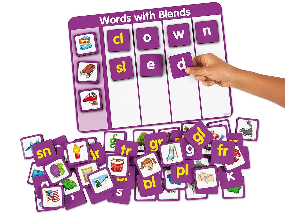 Magnetic Blends Word Building Board - US 8538