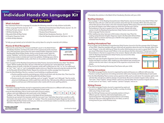 Individual Hands-On Language Kit – Gr. 3 - US 6983