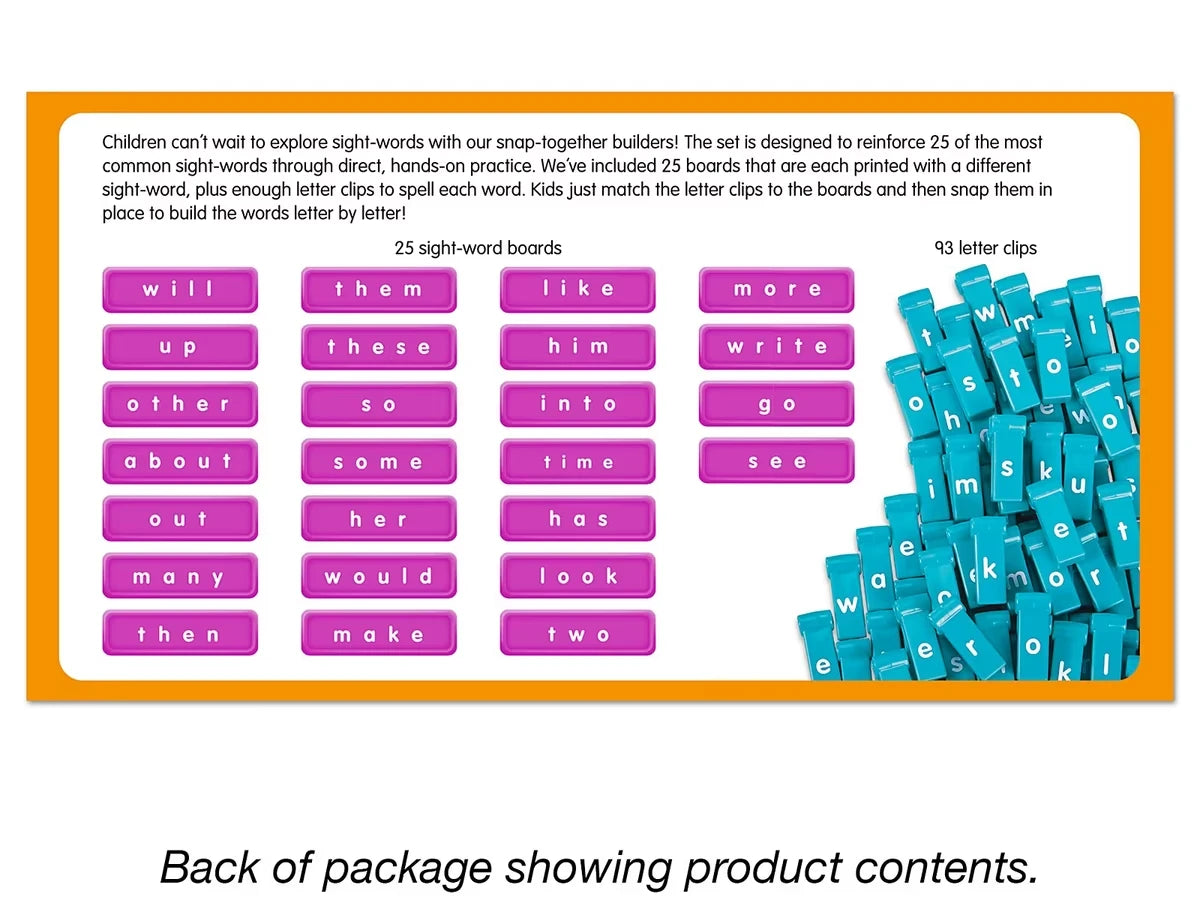 Snap & Build Sight-Words - Level 3 - US 7306