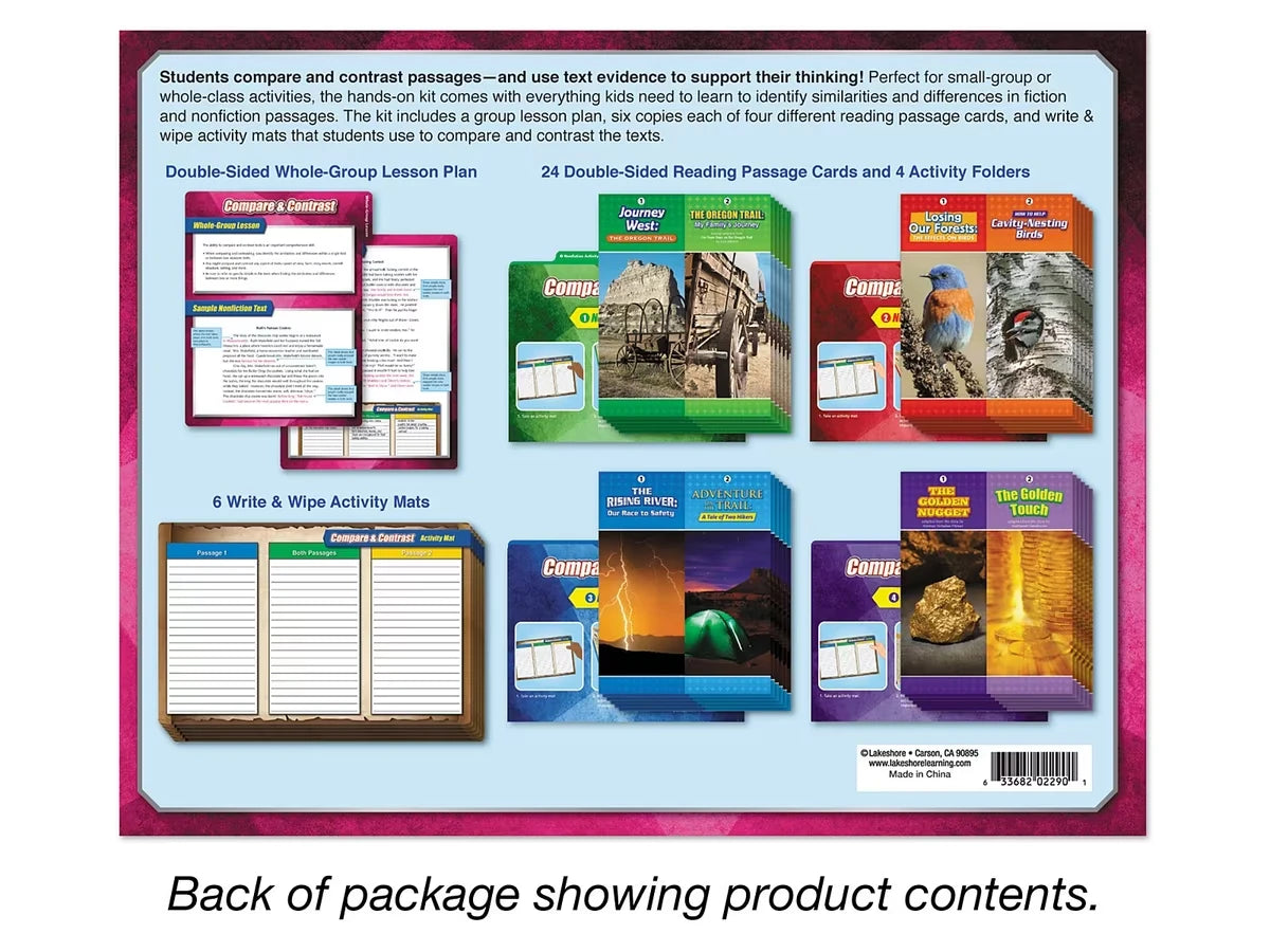 Compare & Contrast Finding Evidence Kit - Gr. 4-5 - US 6425
