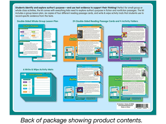 Author’s Purpose Finding Evidence Kit - Gr. 2-3 - US 3796