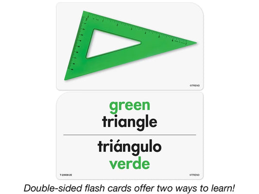 Shapes & Colors Bilingual Pocket Flash Cards - US 8110