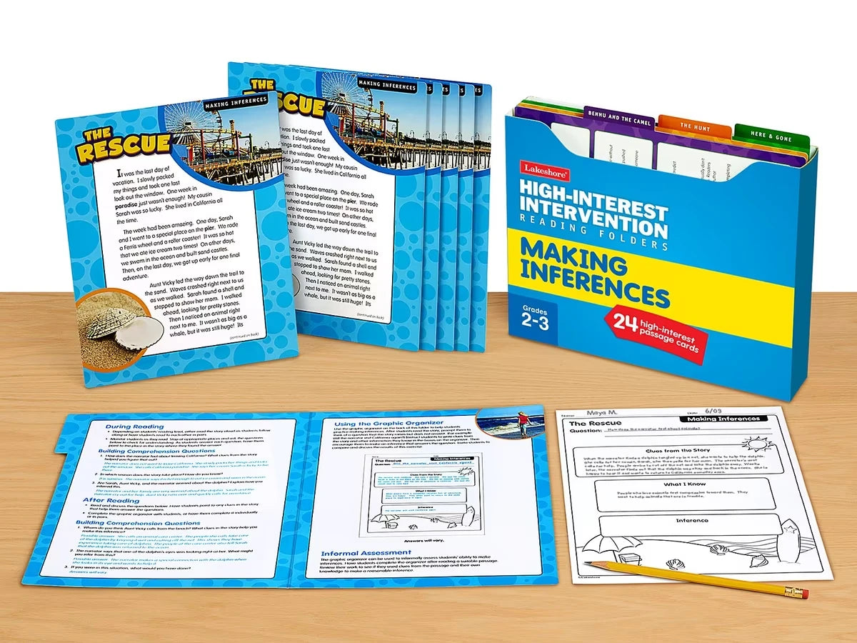 Making Inferences High-Interest Intervention Reading Folders - Gr. 2-3 - US 2243