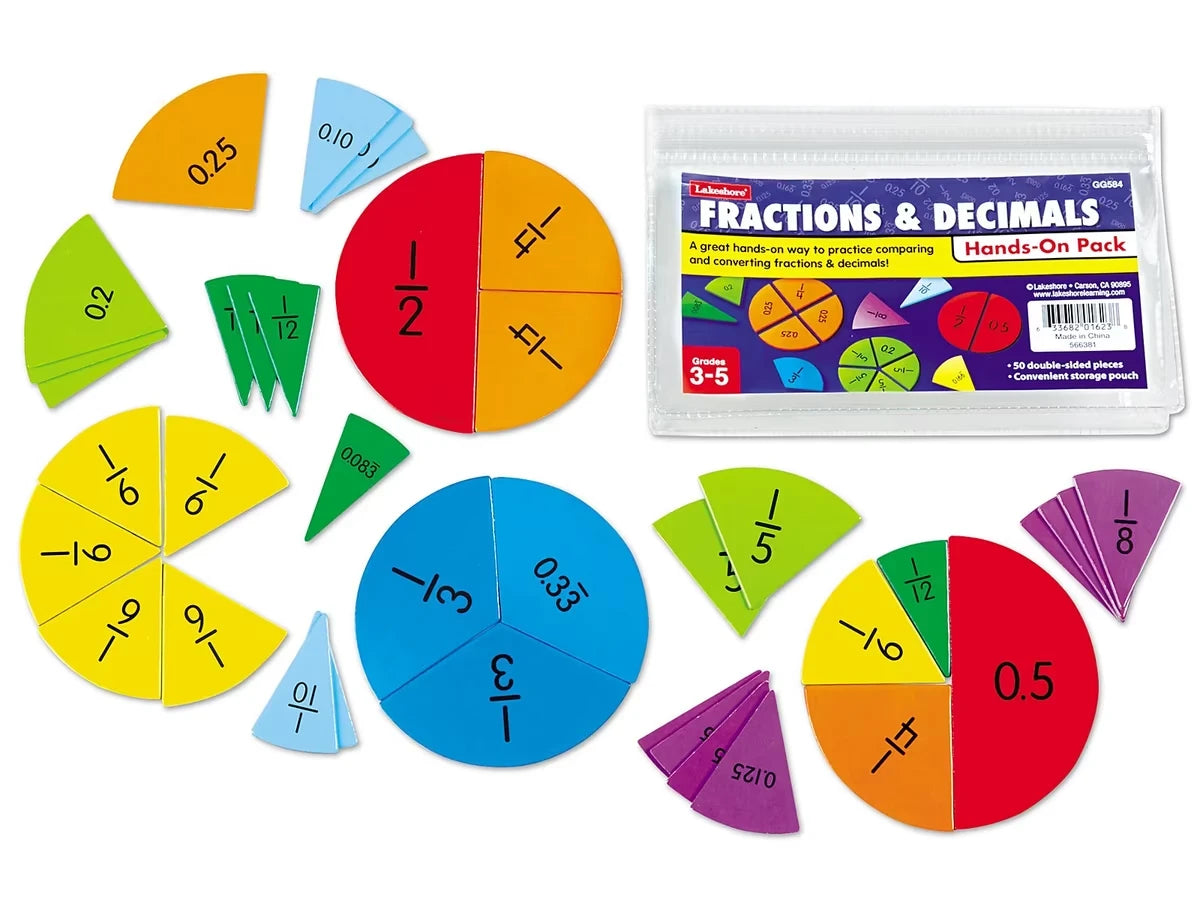 Fractions & Decimals Hands-On Student Pack - US 1771