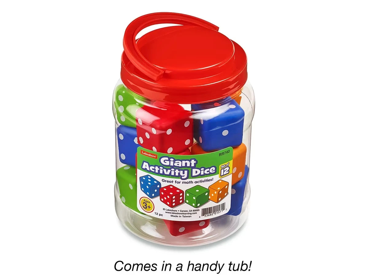 Giant Activity Dice - US 6406