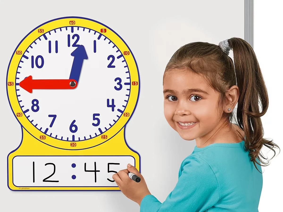 Lakeshore Magnetic Teaching Clock - US 5677