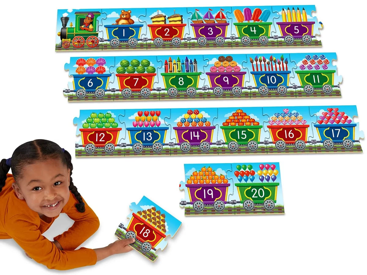 Number Train Floor Puzzle - US 1057