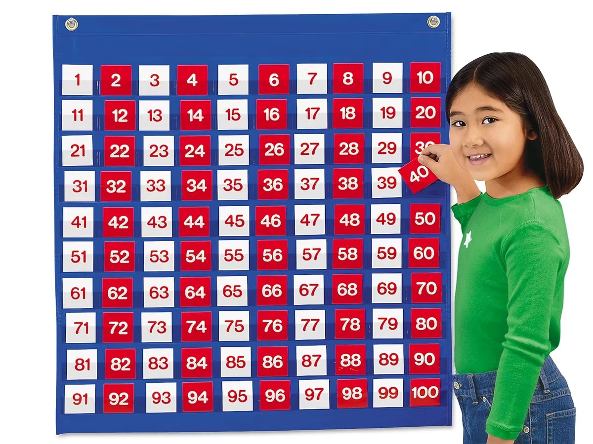 1-100 Pocket Chart Kit - US 8231