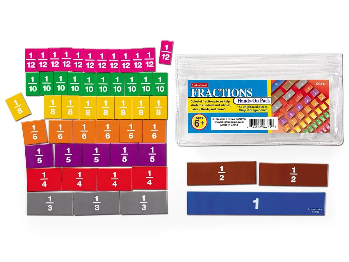 Fractions Hands-On Student Pack - US 8749