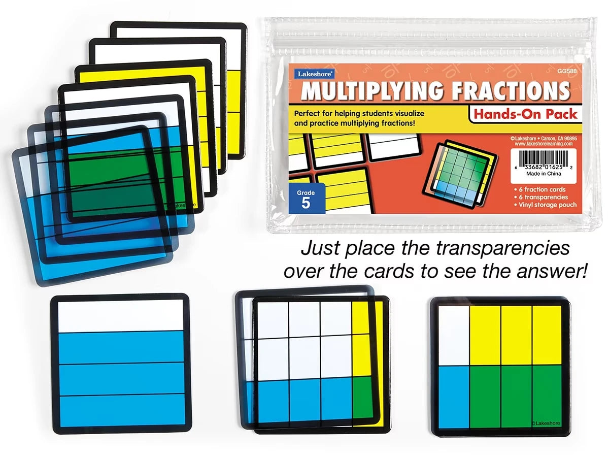 Multiplying Fractions Hands-On Student Pack - US 8859