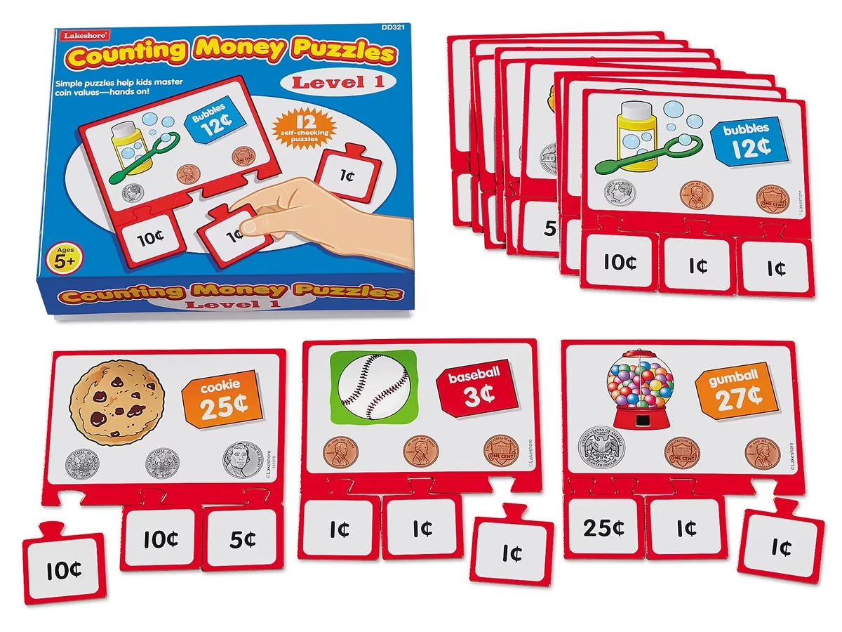 Counting Money Puzzles - Level 1 - US 3908