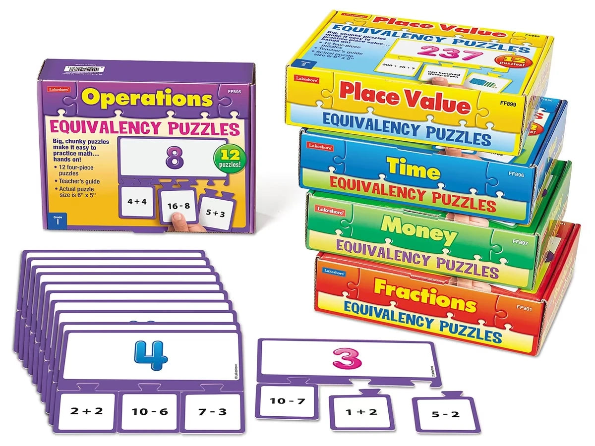 Math Equivalency Puzzles - Complete Set - US 1614