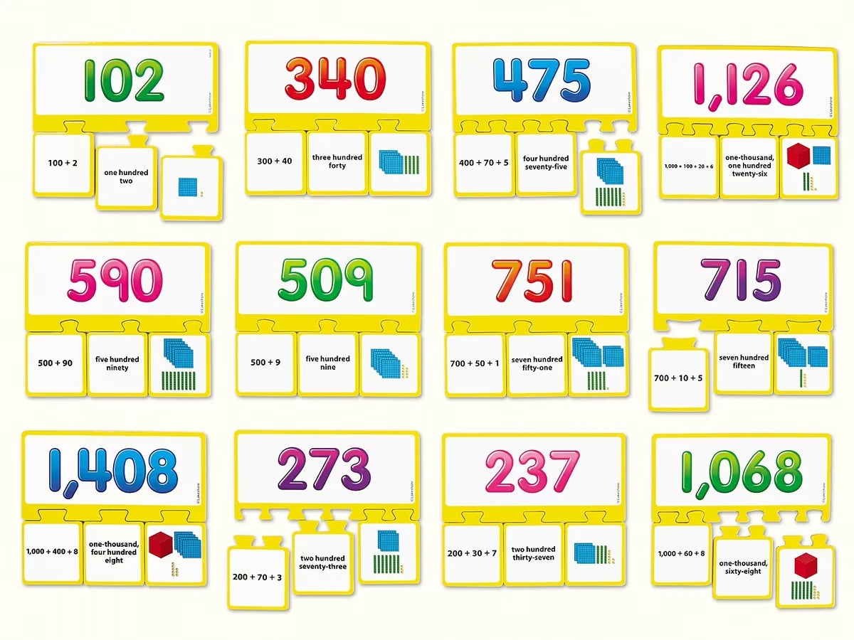 Place Value Equivalency Puzzles - US 6732