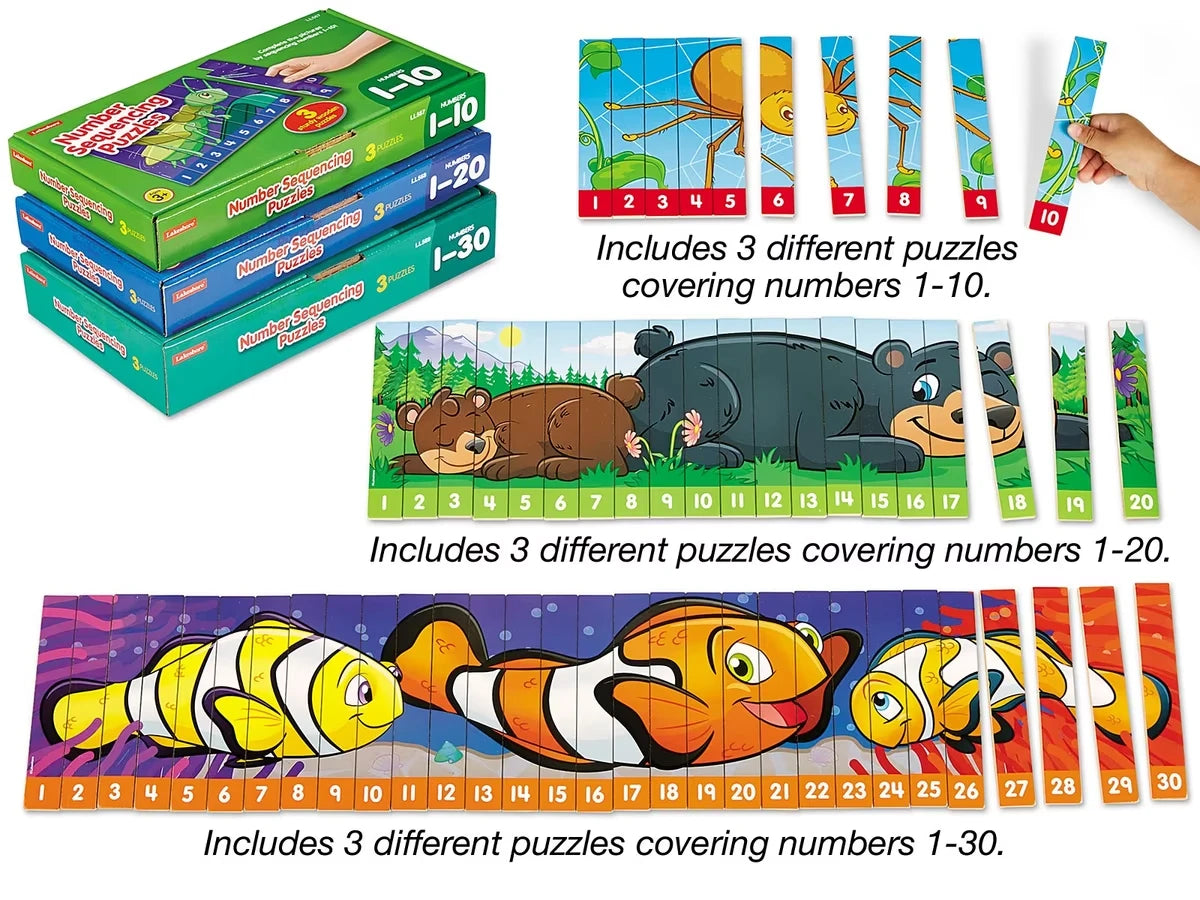 Number Sequencing Puzzles - Complete Set - US 1268