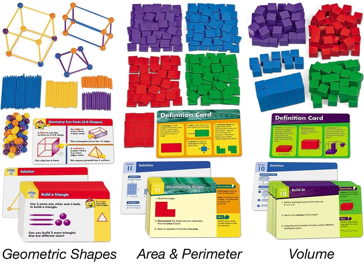 Build & Learn Geometry Kits - Complete Set - US 7901