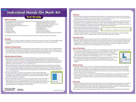 Individual Hands-On Math Kit – Gr. 3 - US 9995