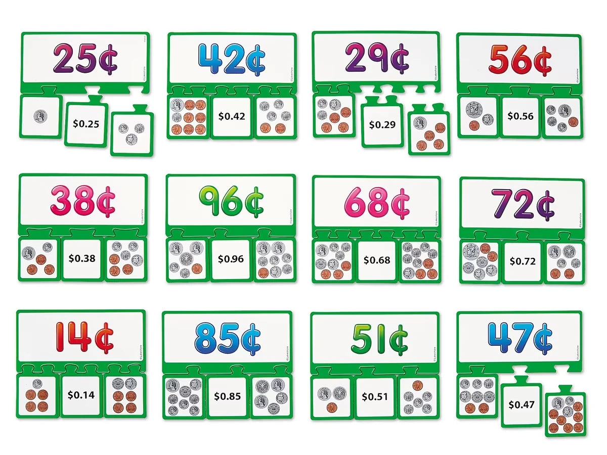 Money Equivalency Puzzles - US 6273