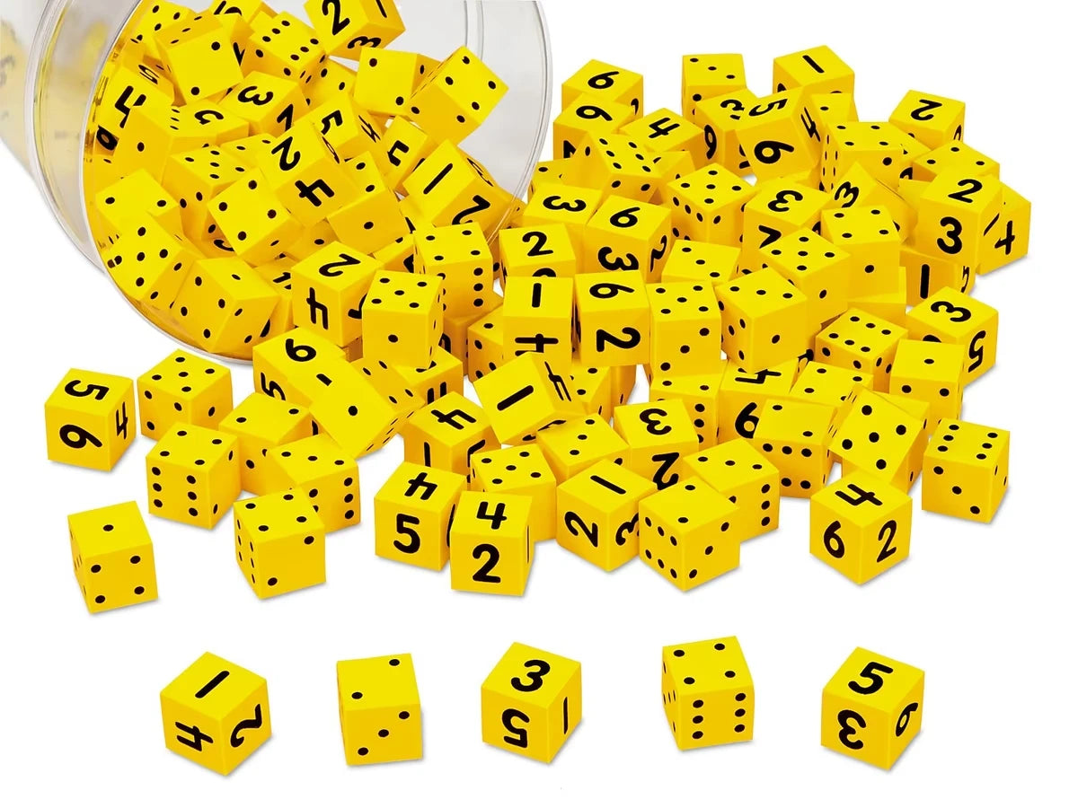 Foam Number Dice - US 6850