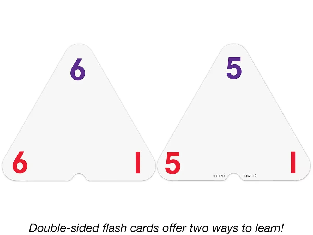 Multiplication & Division Three-Corner® Flash Cards - US 3368