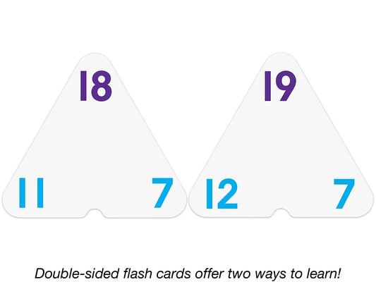 Addition & Subtraction Three-Corner® Flash Cards - US 1429
